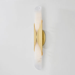 Close-up of the Camilla Wall Sconce showing the arm curve and shade silhouette.