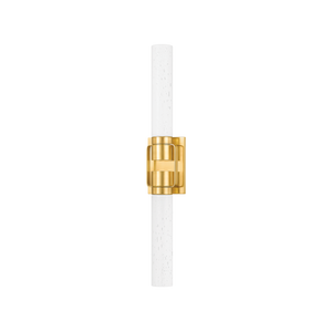 Glen Oaks Wall Sconce in aged brass — a Hudson Valley wall sconce for bathrooms, hallways, and living rooms at Laurie Yapp Home.