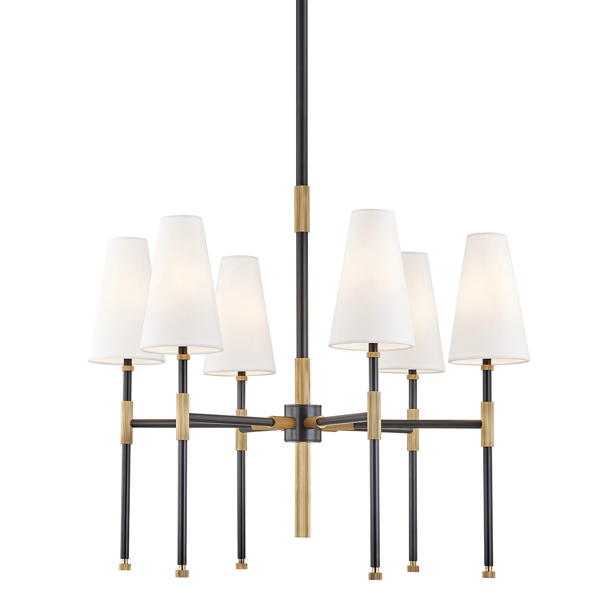 Bowery Chandelier 28" — a Hudson Valley chandelier for dining rooms, entries, and living rooms at Laurie Yapp Home.