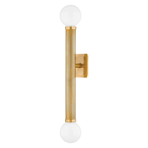 Pienza Wall Sconce 5.5" x 31.25" — a Corbett wall sconce for bathrooms, hallways, and living rooms at Laurie Yapp Home.