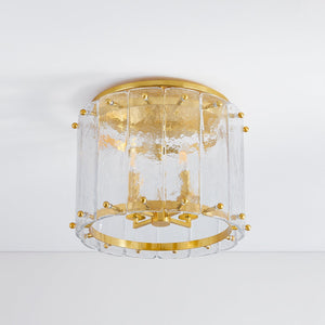 Rio Flush Mount shown from a second angle to highlight the shade profile and mounting canopy.