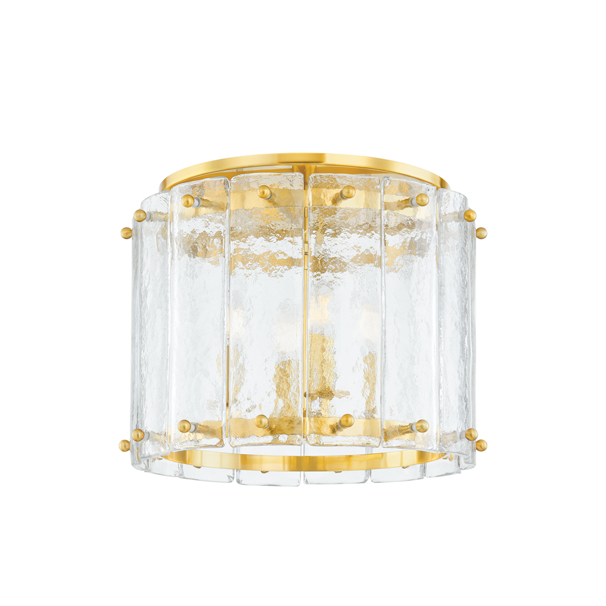 Rio Flush Mount — a Corbett flush mount for hallways, bedrooms, and entryways at Laurie Yapp Home.