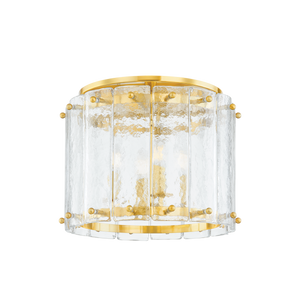 Rio Flush Mount — a Corbett flush mount for hallways, bedrooms, and entryways at Laurie Yapp Home.