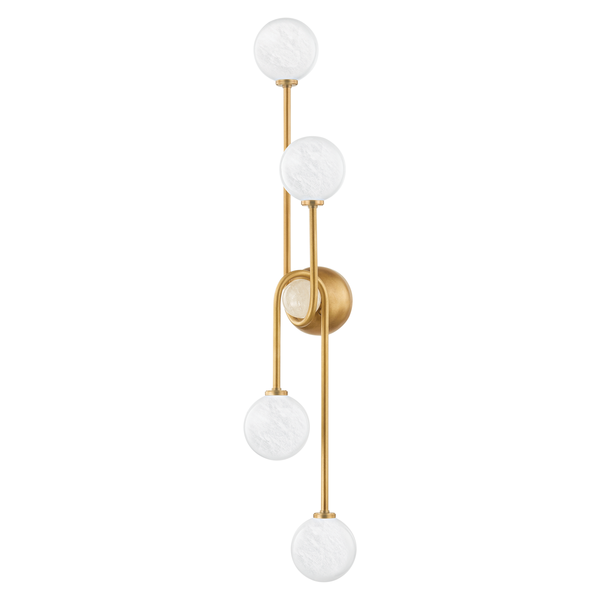 Astro Wall Sconce — a Corbett wall sconce for bathrooms, hallways, and living rooms at Laurie Yapp Home.