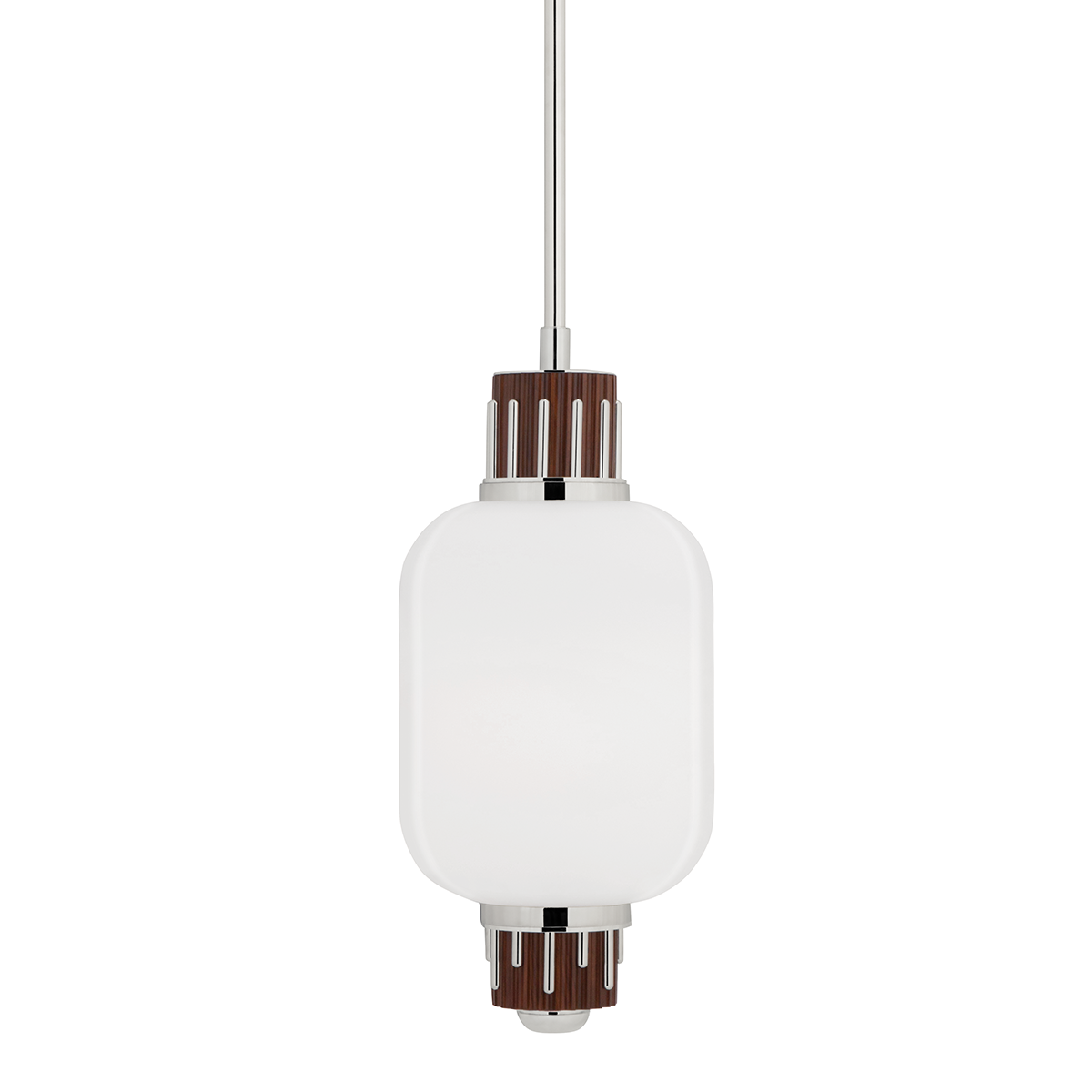 Peekskill Pendant 10.75" in polished nickel — a Hudson Valley pendant for kitchens, entries, and dining rooms at Laurie Yapp Home.