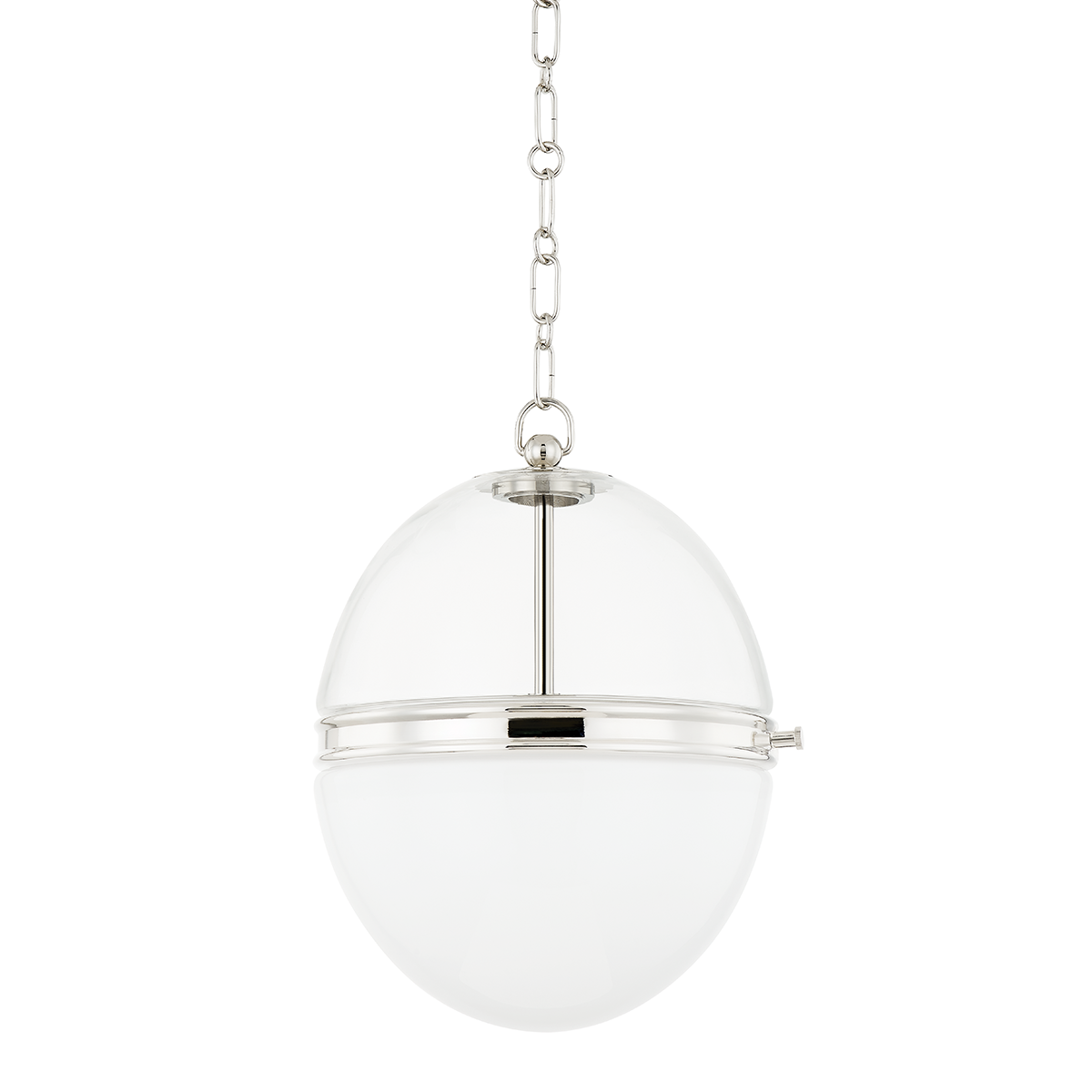Donnell Pendant 12.5" in aged brass — a Hudson Valley pendant for kitchens, entries, and dining rooms at Laurie Yapp Home.