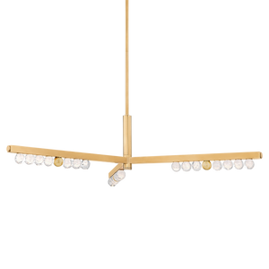 Annecy Chandelier — a Corbett chandelier for dining rooms, entries, and living rooms at Laurie Yapp Home.