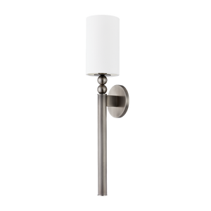 Lakeport Wall Sconce shown from a second angle to highlight the arm curve and shade silhouette.