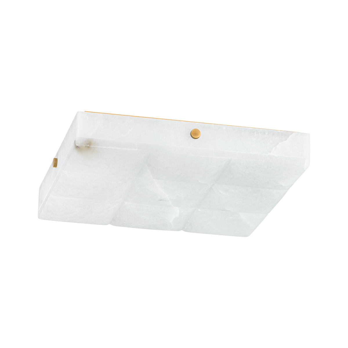 Gypsum Flush Mount — a Corbett flush mount for hallways, bedrooms, and entryways at Laurie Yapp Home.
