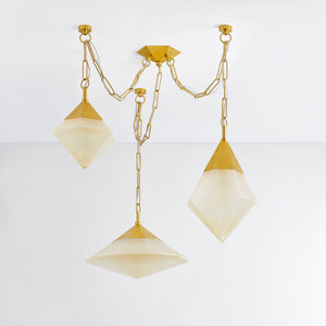 Angelique Chandelier 58" shown from a second angle to highlight the frame, arms, and shade detail.