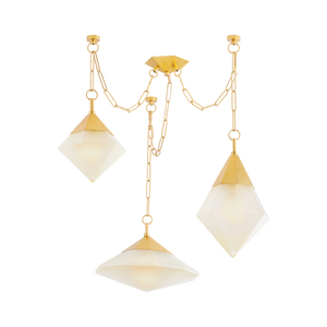 Angelique Chandelier 58" — a Corbett chandelier for dining rooms, entries, and living rooms at Laurie Yapp Home.