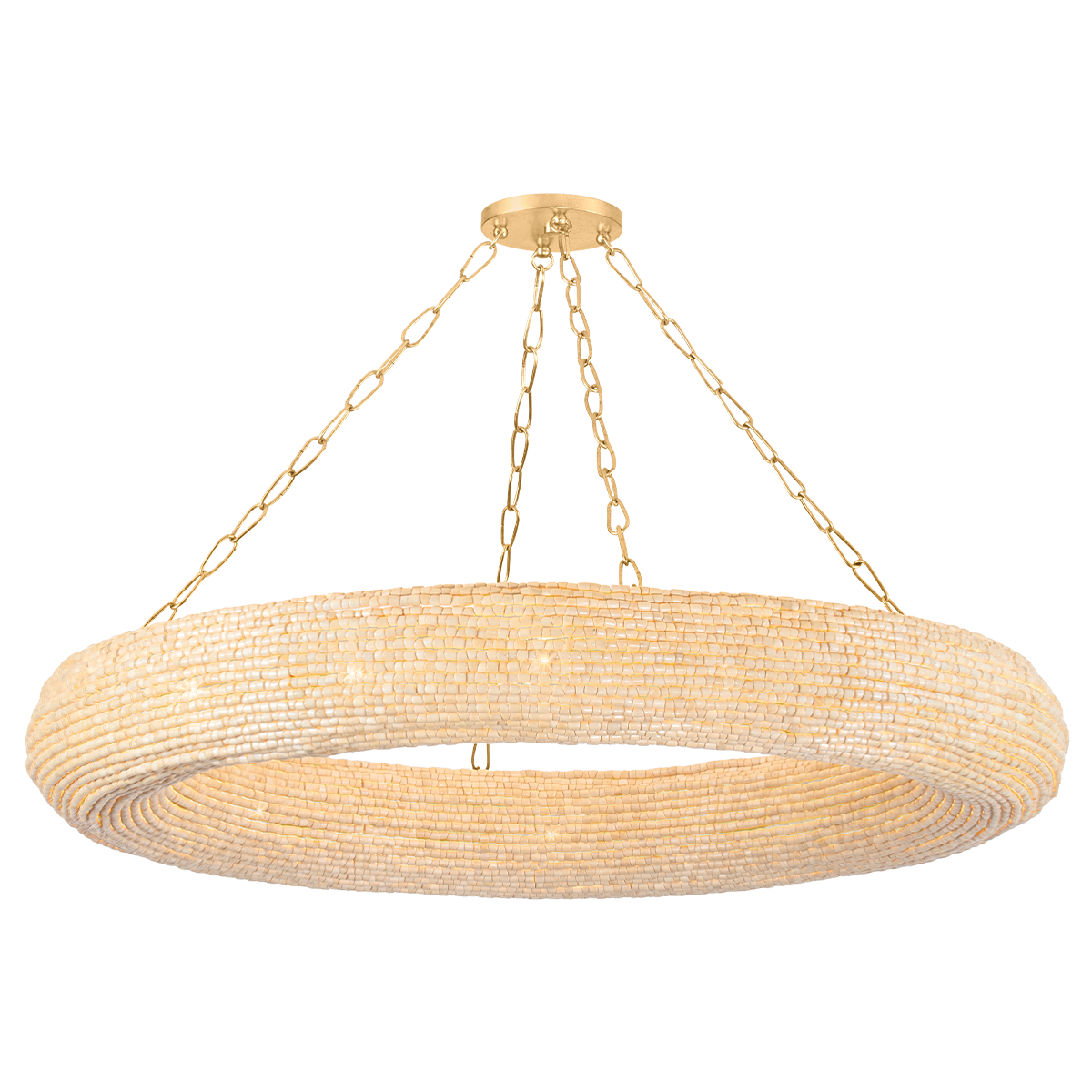 Lure Chandelier 50" — a Corbett chandelier for dining rooms, entries, and living rooms at Laurie Yapp Home.