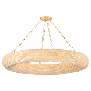 Lure Chandelier 50" — a Corbett chandelier for dining rooms, entries, and living rooms at Laurie Yapp Home.