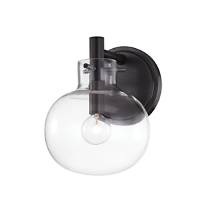 Hempstead Wall Sconce shown from a second angle to highlight the arm curve and shade silhouette.