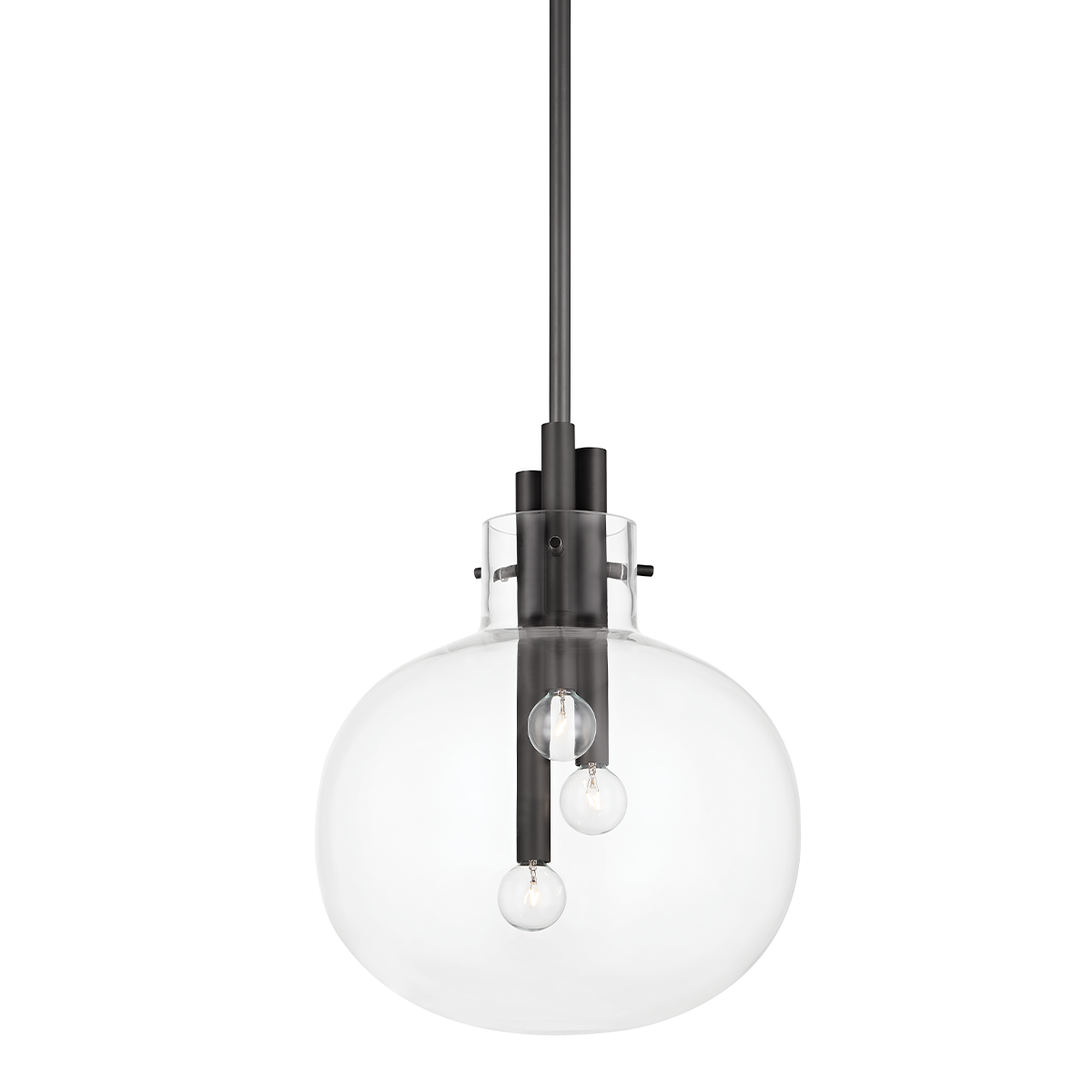 Hempstead Pendant 13.75" shown from a second angle to highlight the shade shape and metal detail.