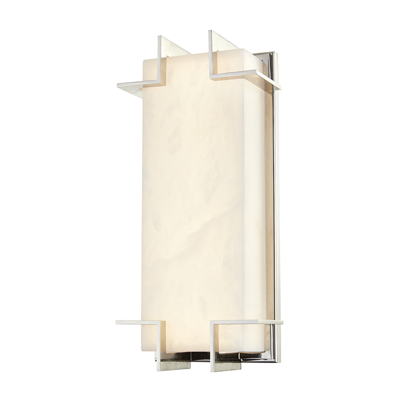Delmar Wall Sconce in aged brass — a Hudson Valley wall sconce for bathrooms, hallways, and living rooms at Laurie Yapp Home.