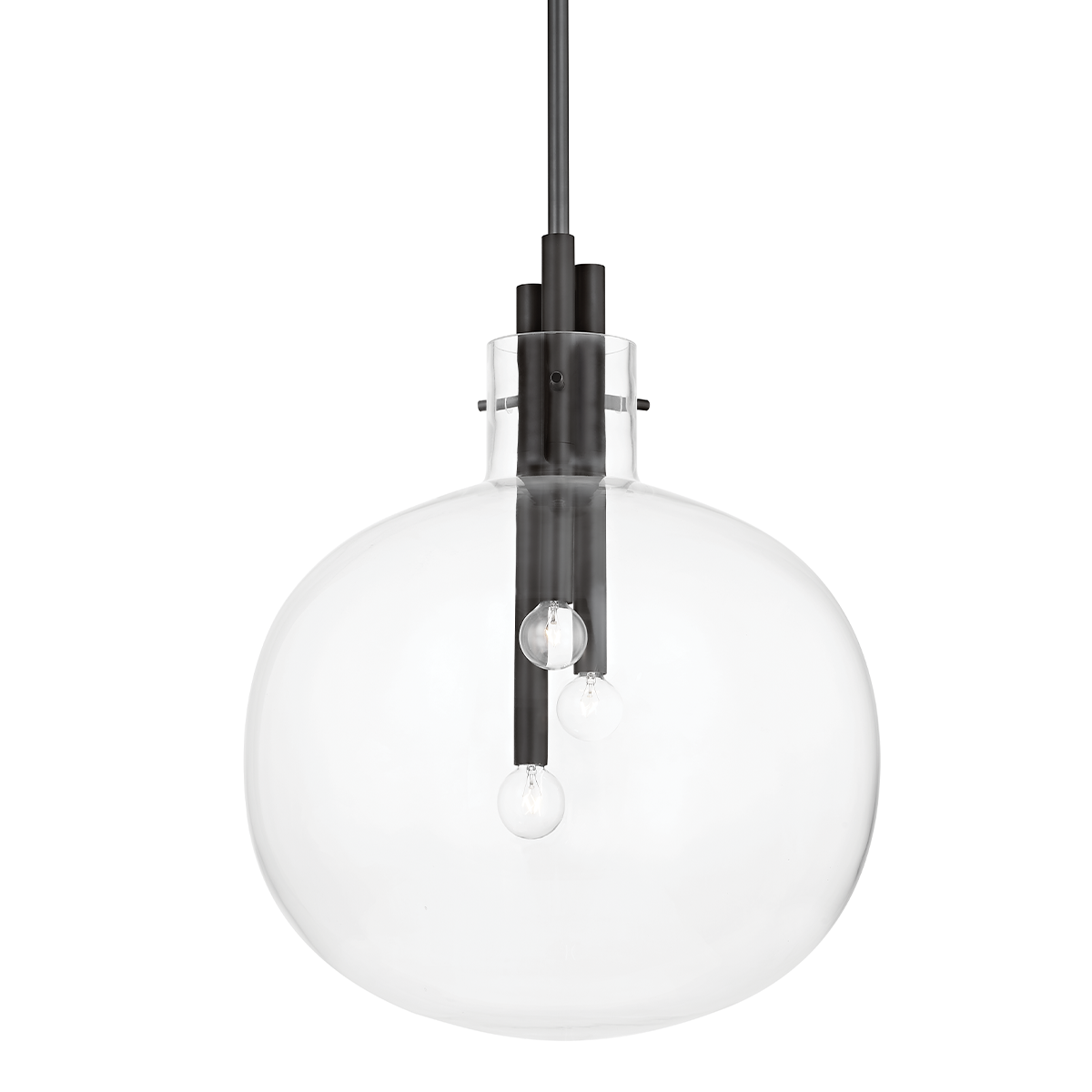 Hempstead Pendant 18.25" shown from a second angle to highlight the shade shape and metal detail.
