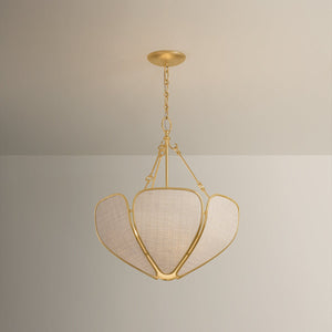 Bayville Pendant 20" shown from a second angle to highlight the shade shape and metal detail.