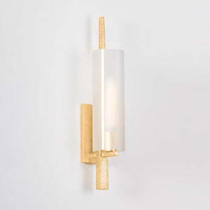 Vineland Wall Sconce shown from a second angle to highlight the arm curve and shade silhouette.