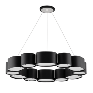 Opal Chandelier 30" — a Corbett chandelier for dining rooms, entries, and living rooms at Laurie Yapp Home.