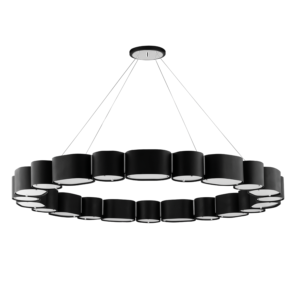 Opal Chandelier 50" — a Corbett chandelier for dining rooms, entries, and living rooms at Laurie Yapp Home.