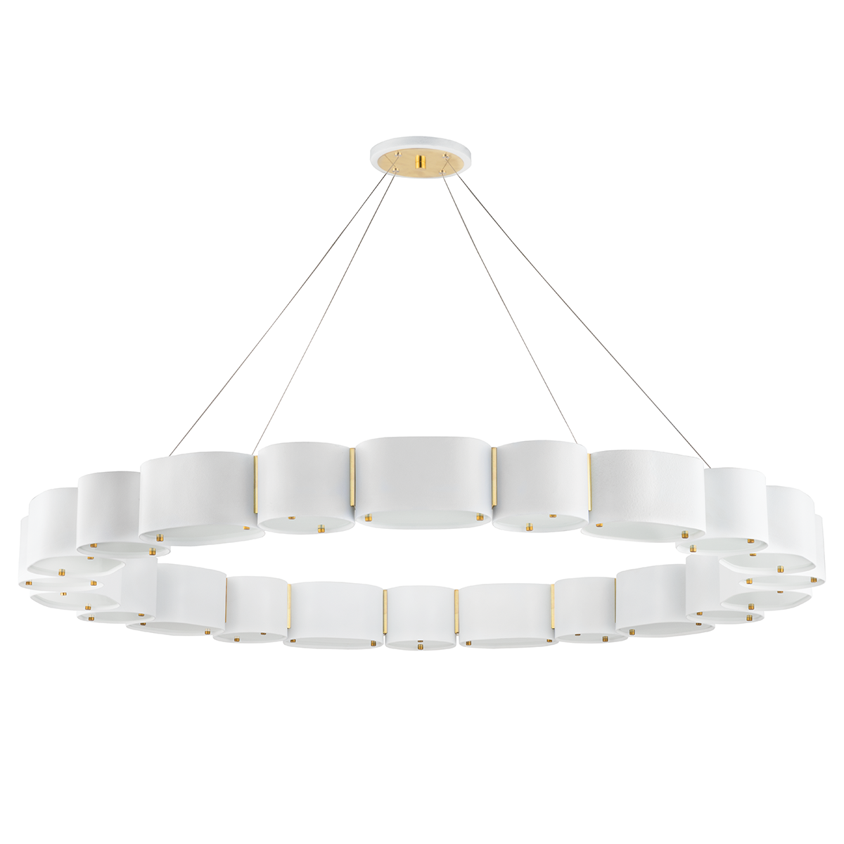 Opal Chandelier 50" — a Corbett chandelier for dining rooms, entries, and living rooms at Laurie Yapp Home.