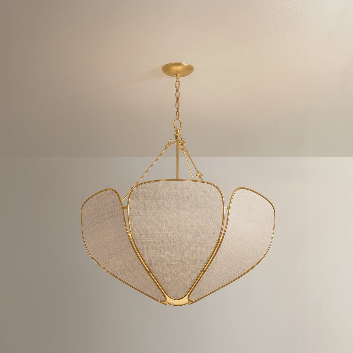 Bayville Pendant 31.75" shown from a second angle to highlight the shade shape and metal detail.