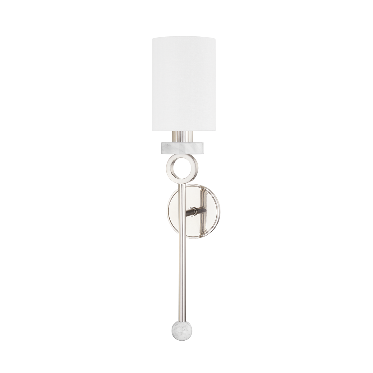 Haru Wall Sconce — a Corbett wall sconce for bathrooms, hallways, and living rooms at Laurie Yapp Home.