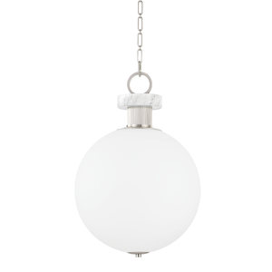 Haru Pendant 18" — a Corbett pendant for kitchens, entries, and dining rooms at Laurie Yapp Home.