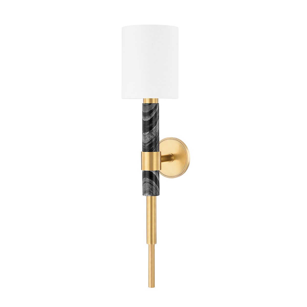 Solstice Wall Sconce — a Corbett wall sconce for bathrooms, hallways, and living rooms at Laurie Yapp Home.