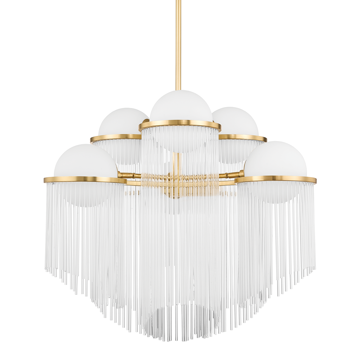 Celestial Chandelier 31.5" — a Corbett chandelier for dining rooms, entries, and living rooms at Laurie Yapp Home.