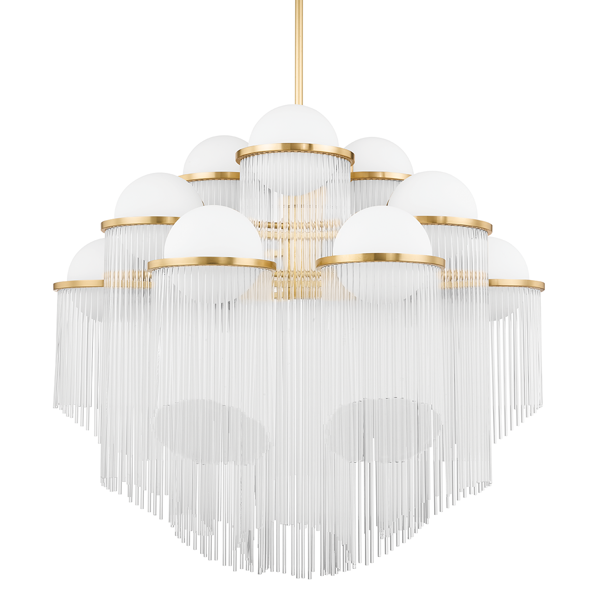 Celestial Chandelier 38.5" — a Corbett chandelier for dining rooms, entries, and living rooms at Laurie Yapp Home.