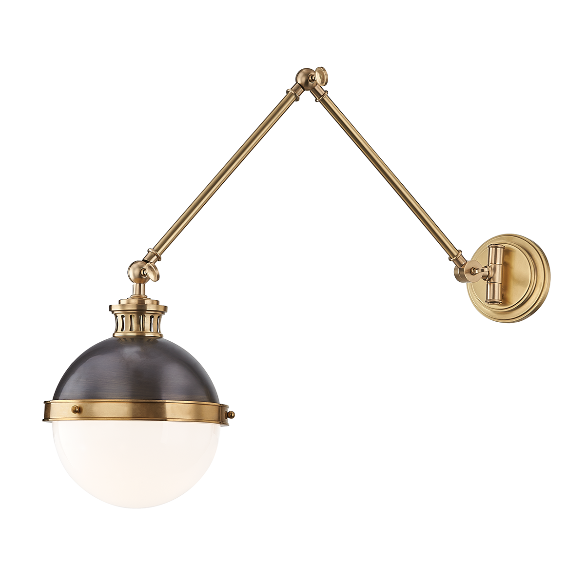Latham Wall Sconce — a Hudson Valley wall sconce for bathrooms, hallways, and living rooms at Laurie Yapp Home.
