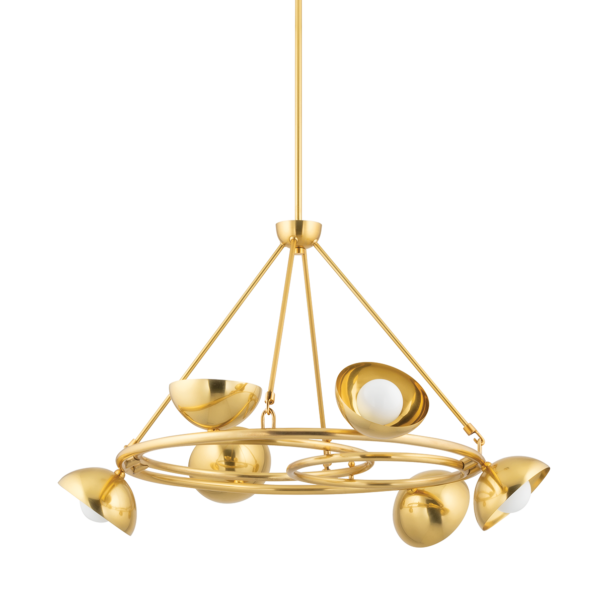 Oraibi Chandelier 34" — a Corbett chandelier for dining rooms, entries, and living rooms at Laurie Yapp Home.