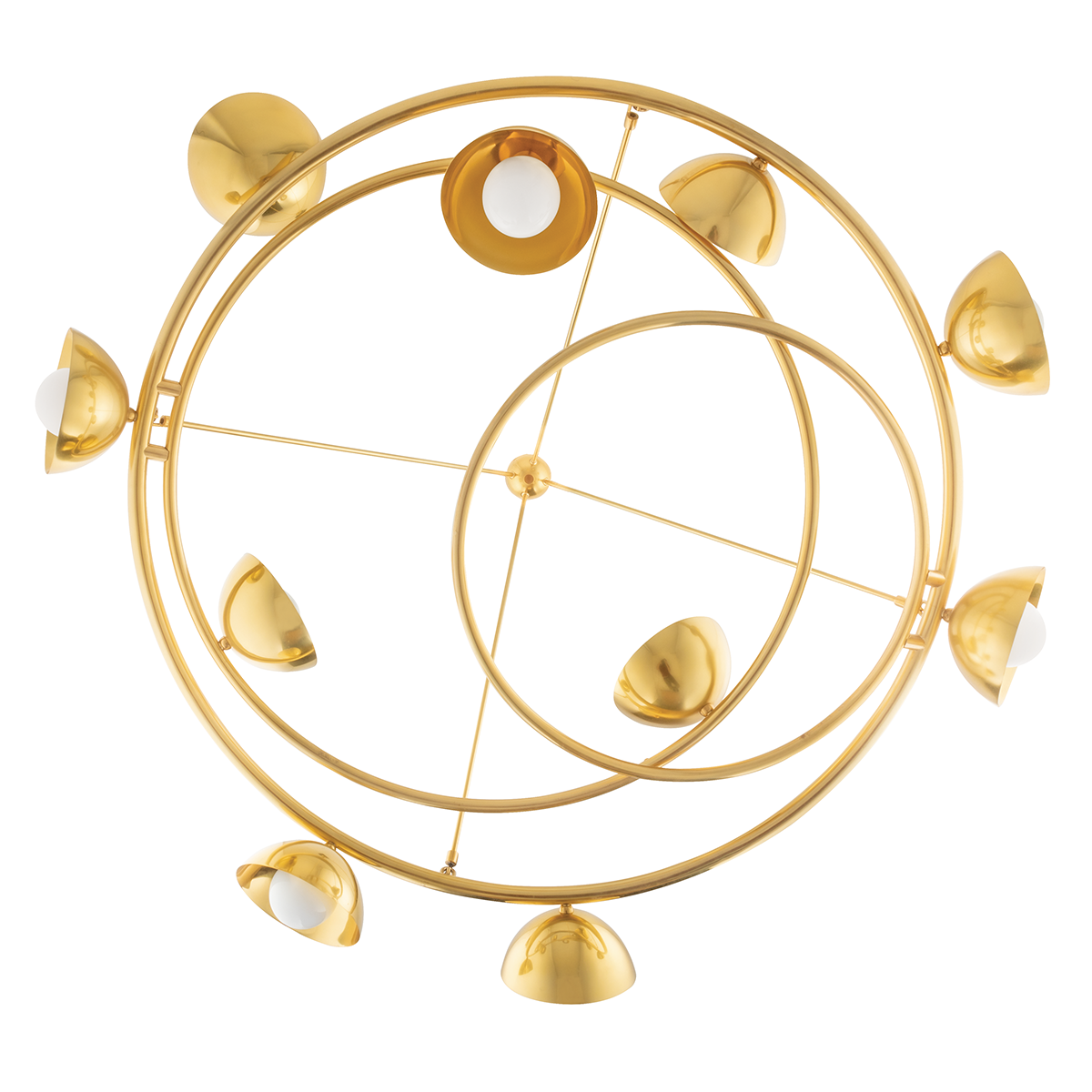 Oraibi Chandelier 54" shown from a second angle to highlight the frame, arms, and shade detail.