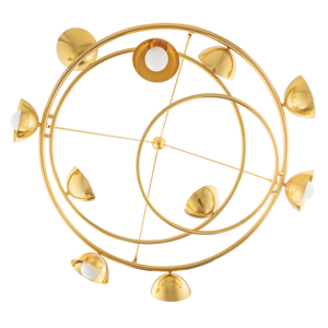 Oraibi Chandelier 54" shown from a second angle to highlight the frame, arms, and shade detail.