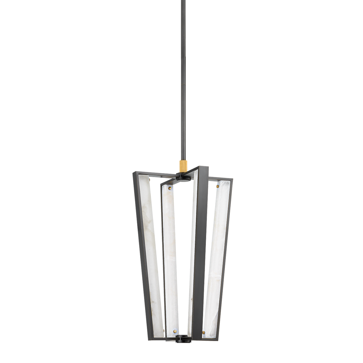 Edgemere Pendant 16" in aged brass — a Hudson Valley pendant for kitchens, entries, and dining rooms at Laurie Yapp Home.