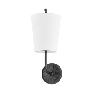 Gladstone Wall Sconce in dark bronze — a Hudson Valley wall sconce for bathrooms, hallways, and living rooms at Laurie Yapp Home.
