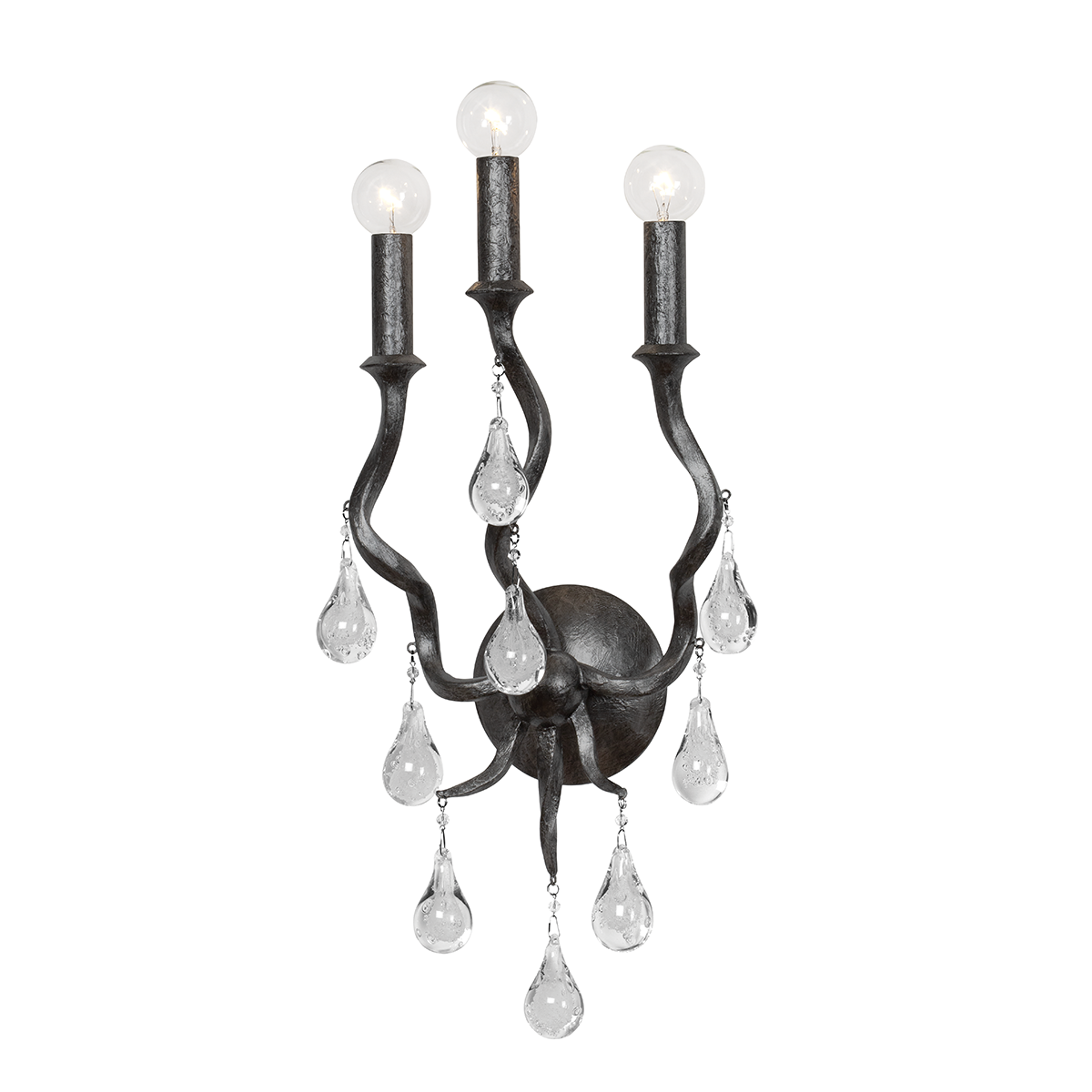 Aveline Wall Sconce — a Corbett wall sconce for bathrooms, hallways, and living rooms at Laurie Yapp Home.