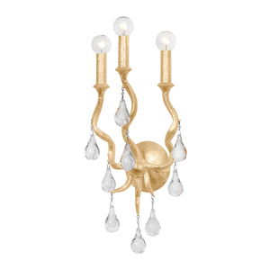 Aveline Wall Sconce shown from a second angle to highlight the arm curve and shade silhouette.