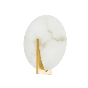 Asteria Wall Sconce 9.75" x 10.25" shown from a second angle to highlight the arm curve and shade silhouette.