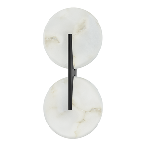Asteria Wall Sconce 9.75" x 20.75" — a Corbett wall sconce for bathrooms, hallways, and living rooms at Laurie Yapp Home.
