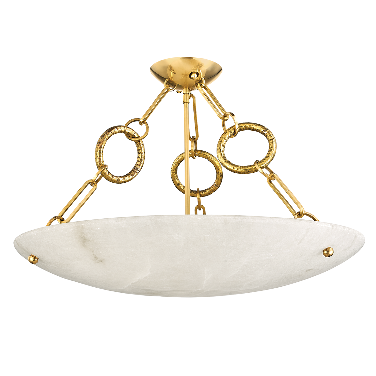 Yadira Semi Flush 26" — a Corbett semi flush for hallways, bedrooms, and entryways at Laurie Yapp Home.