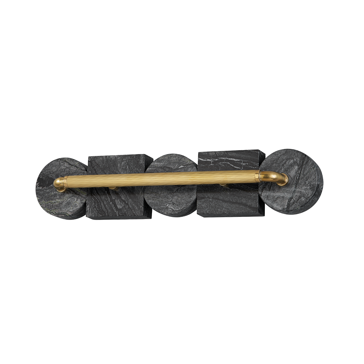 Sena Wall Sconce 5" x 23.25" — a Corbett wall sconce for bathrooms, hallways, and living rooms at Laurie Yapp Home.