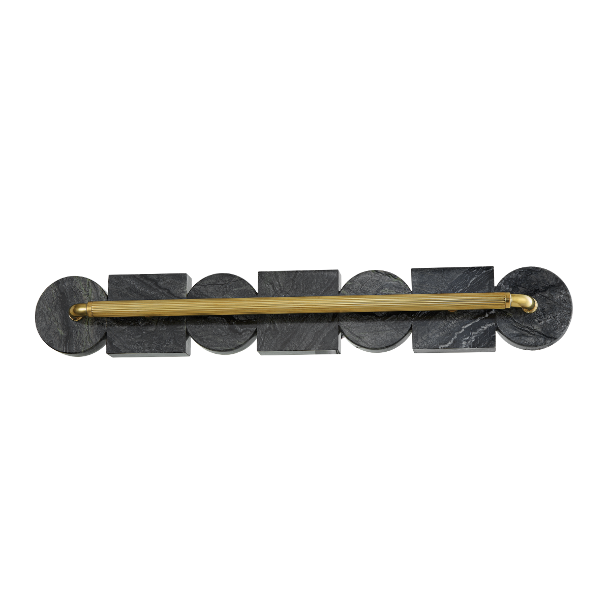 Sena Wall Sconce 5" x 32.5" shown from a second angle to highlight the arm curve and shade silhouette.