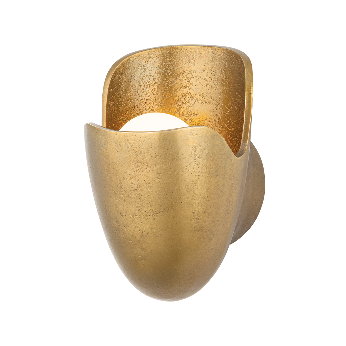 Bideford Wall Sconce in aged brass — a Hudson Valley wall sconce for bathrooms, hallways, and living rooms at Laurie Yapp Home.