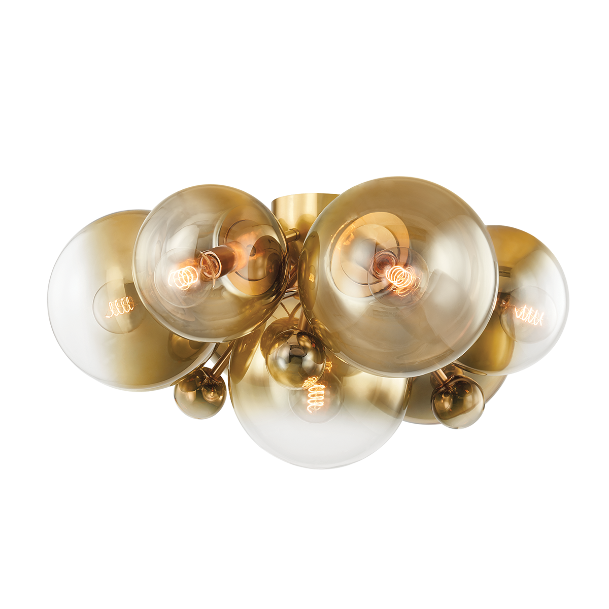 Kyoto Flush Mount — a Corbett flush mount for hallways, bedrooms, and entryways at Laurie Yapp Home.