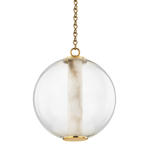 Pietra Pendant 16" — a Corbett pendant for kitchens, entries, and dining rooms at Laurie Yapp Home.