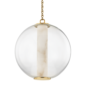 Pietra Pendant 20" — a Corbett pendant for kitchens, entries, and dining rooms at Laurie Yapp Home.
