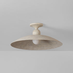 Teelin Flush Mount shown from a second angle to highlight the shade profile and mounting canopy.
